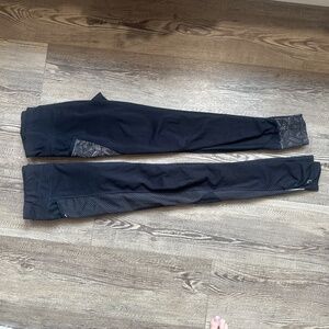 Athleta Relay Reflective tights, size small tall, 2 pair